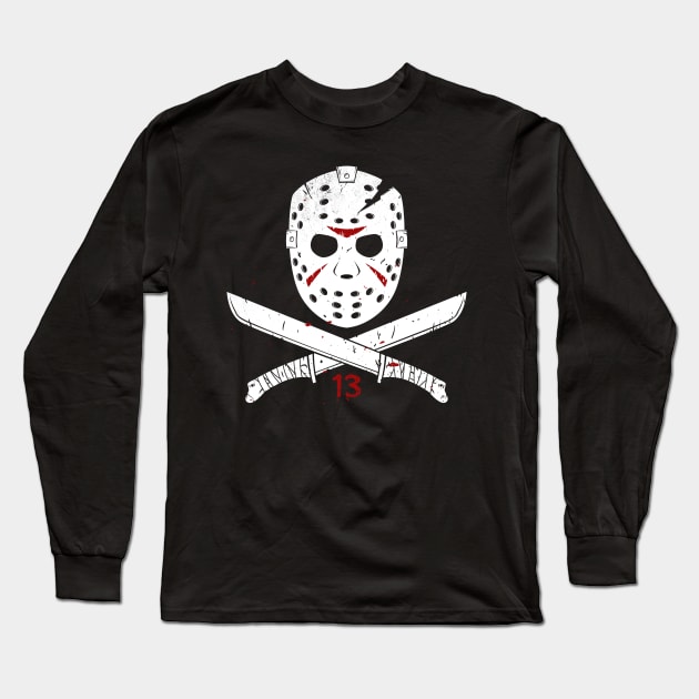 Jolly Voorhees Long Sleeve T-Shirt by blairjcampbell